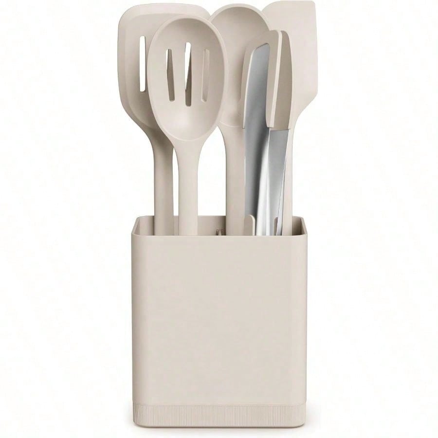 Silicone Spatula Set - 6-Piece Slate Silicone Kitchen Tool Set