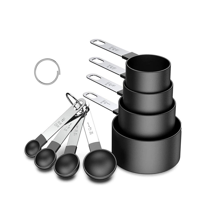 Kitchen Gadgets Pakistan - 4PCS/8PCS plastic measuring cup Spoon Set