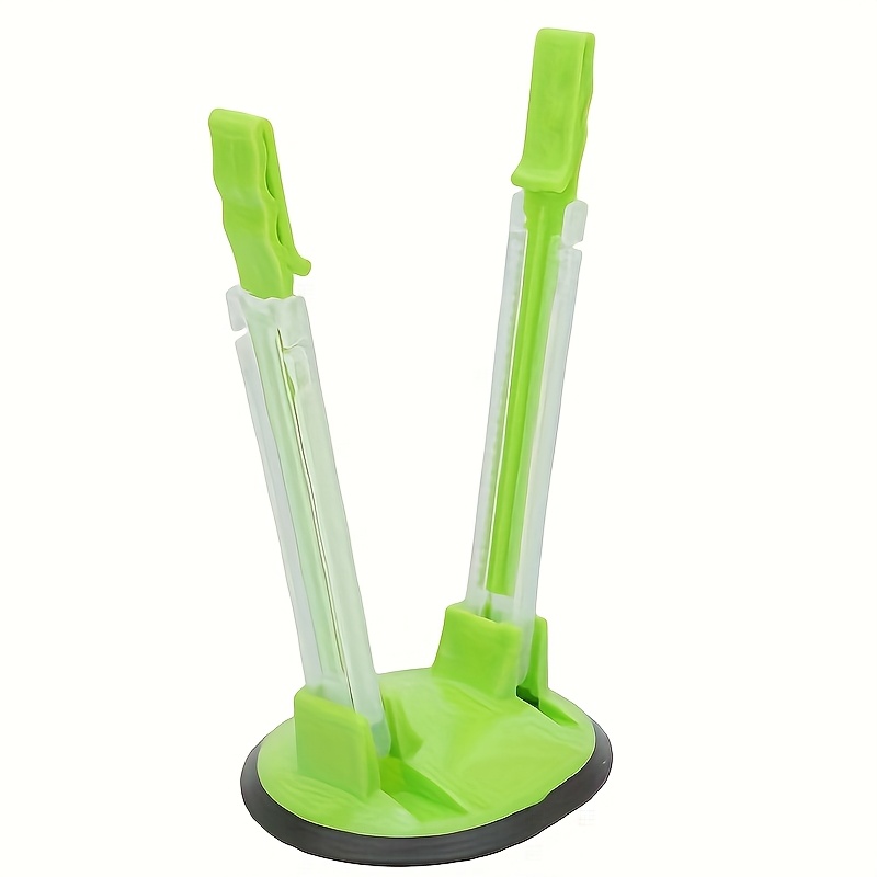 Zipper Bag Holder Plastic Adju - Kitchen Gadgets Rack Storage ulasan dan harga