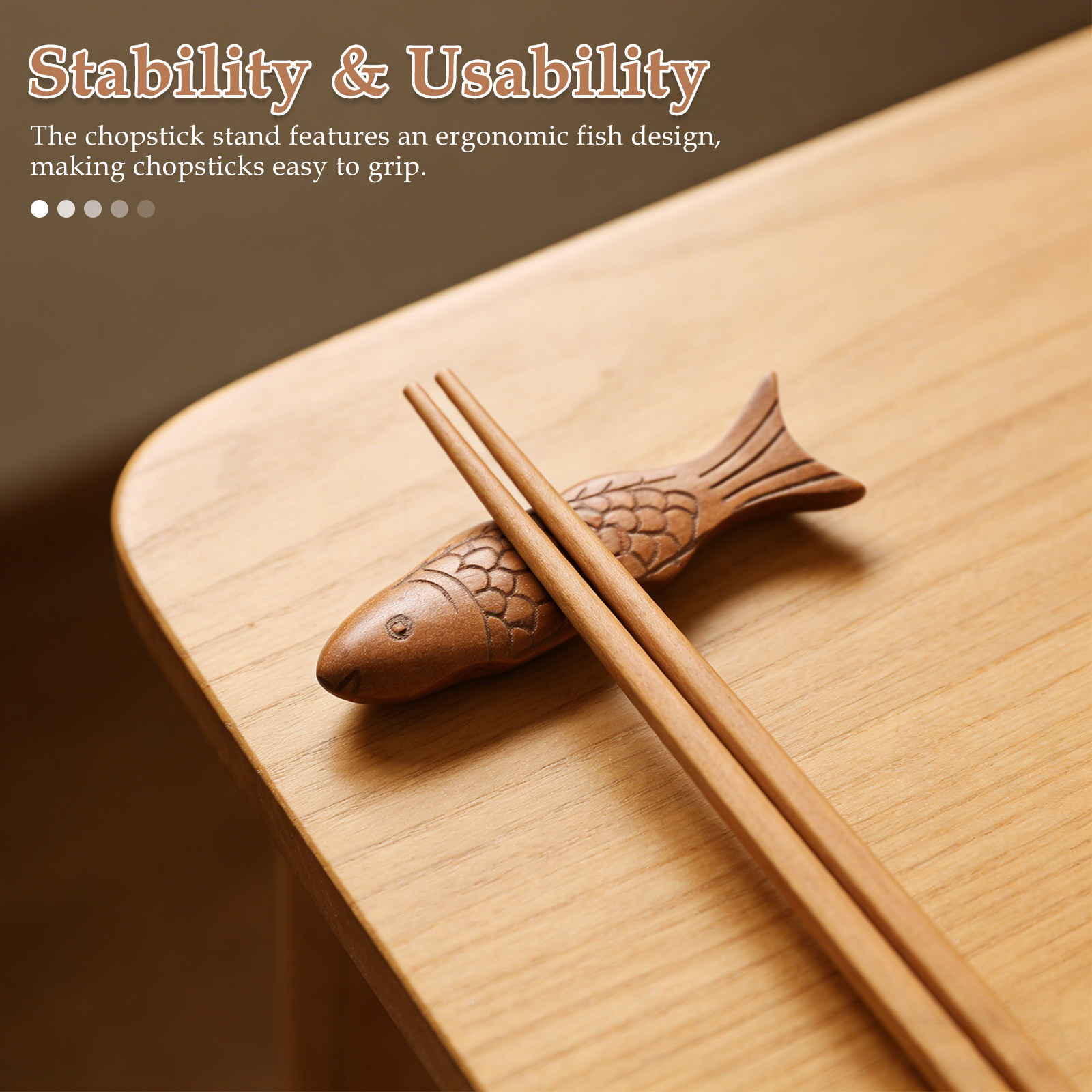 4Pcs Japanese Style Fish-Shape - Kitchen Utensil Holder ulasan dan harga