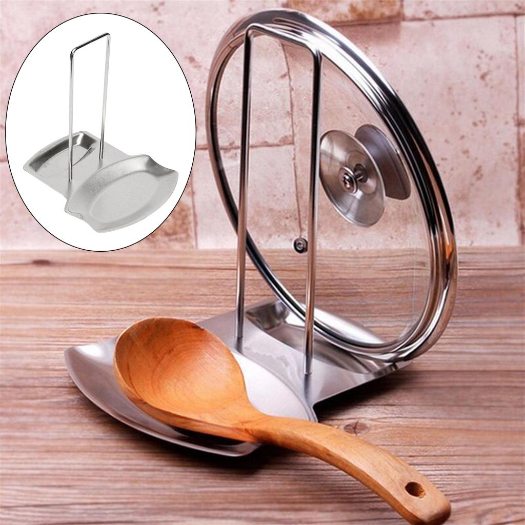 Pan Cover Lid Potable Stand Ra - Kitchen Gadgets Rack Storage ulasan dan harga