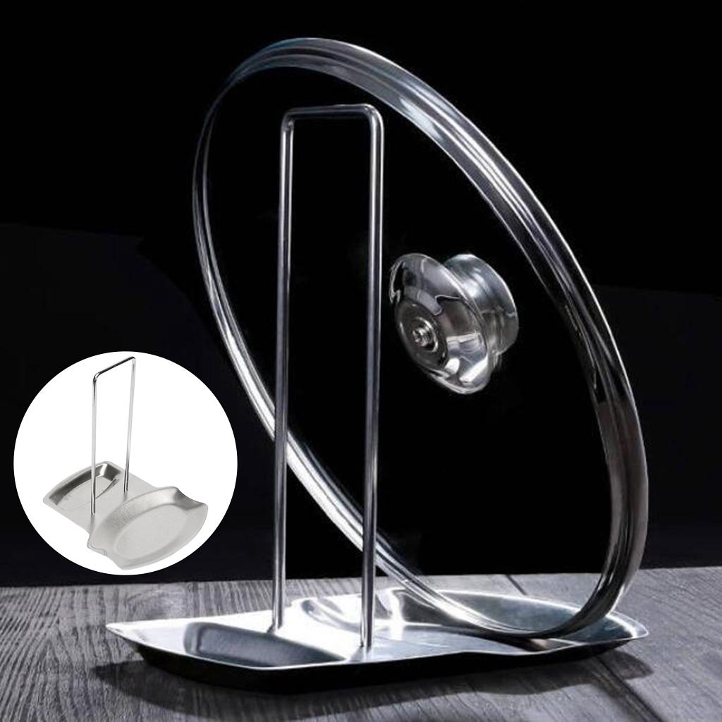 Pan Cover Lid Potable Stand Ra - Kitchen Gadgets Rack Storage ulasan dan harga