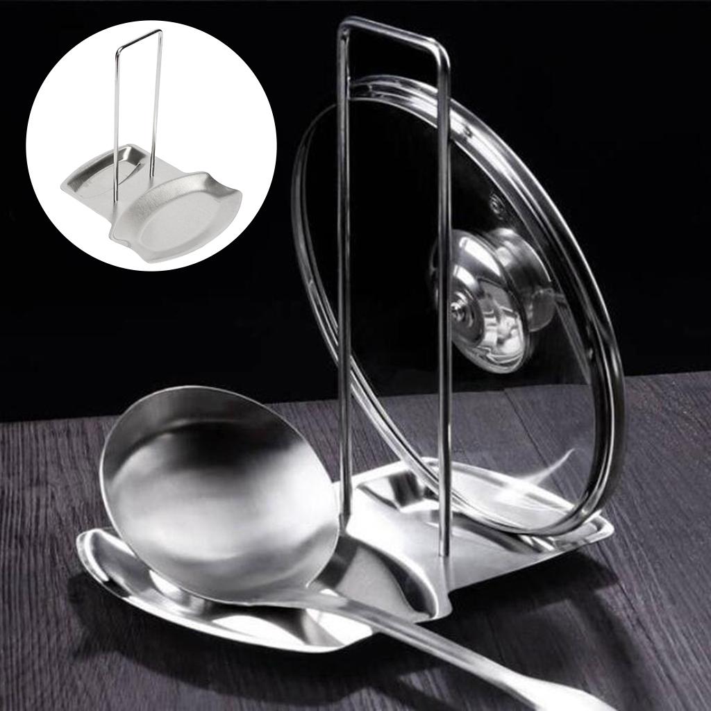 Pan Cover Lid Potable Stand Ra - Kitchen Gadgets Rack Storage ulasan dan harga