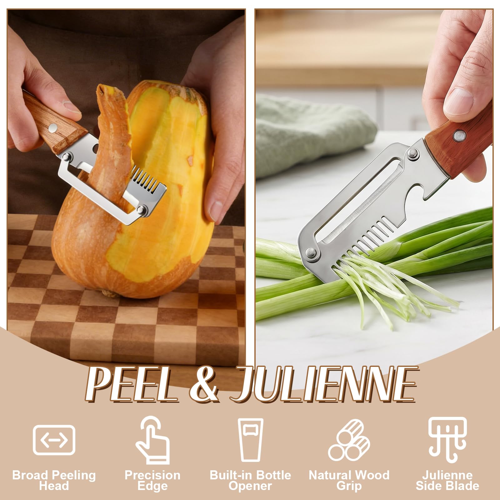 3-in-1 Vegetable Peeler with W - Kitchen Gadgets Design ulasan dan harga