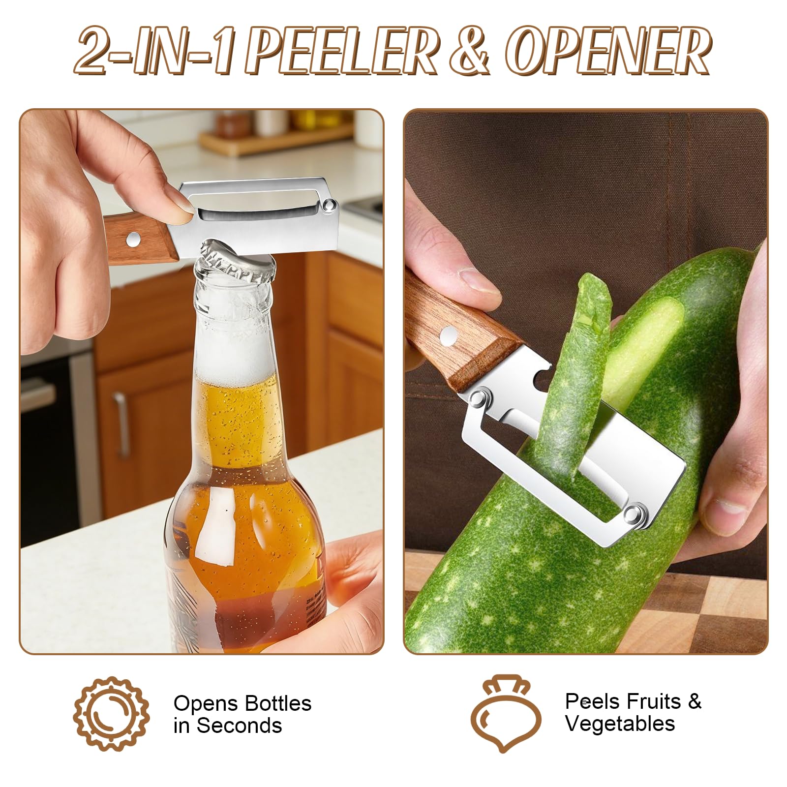 3-in-1 Vegetable Peeler with W - Kitchen Gadgets Design ulasan dan harga