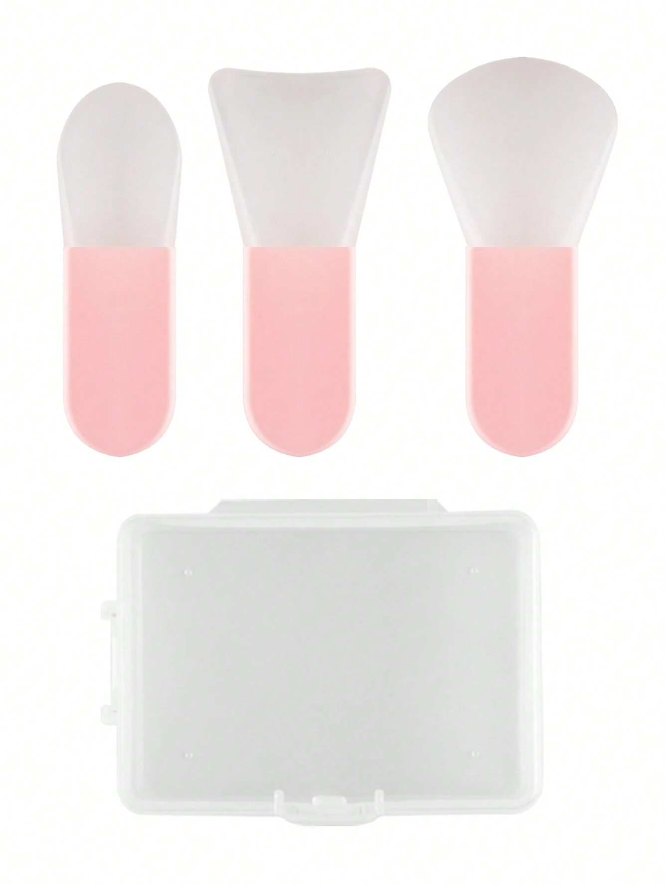 3 Pieces Mask Applicator Brush - Silicone Spatula Set ulasan dan harga