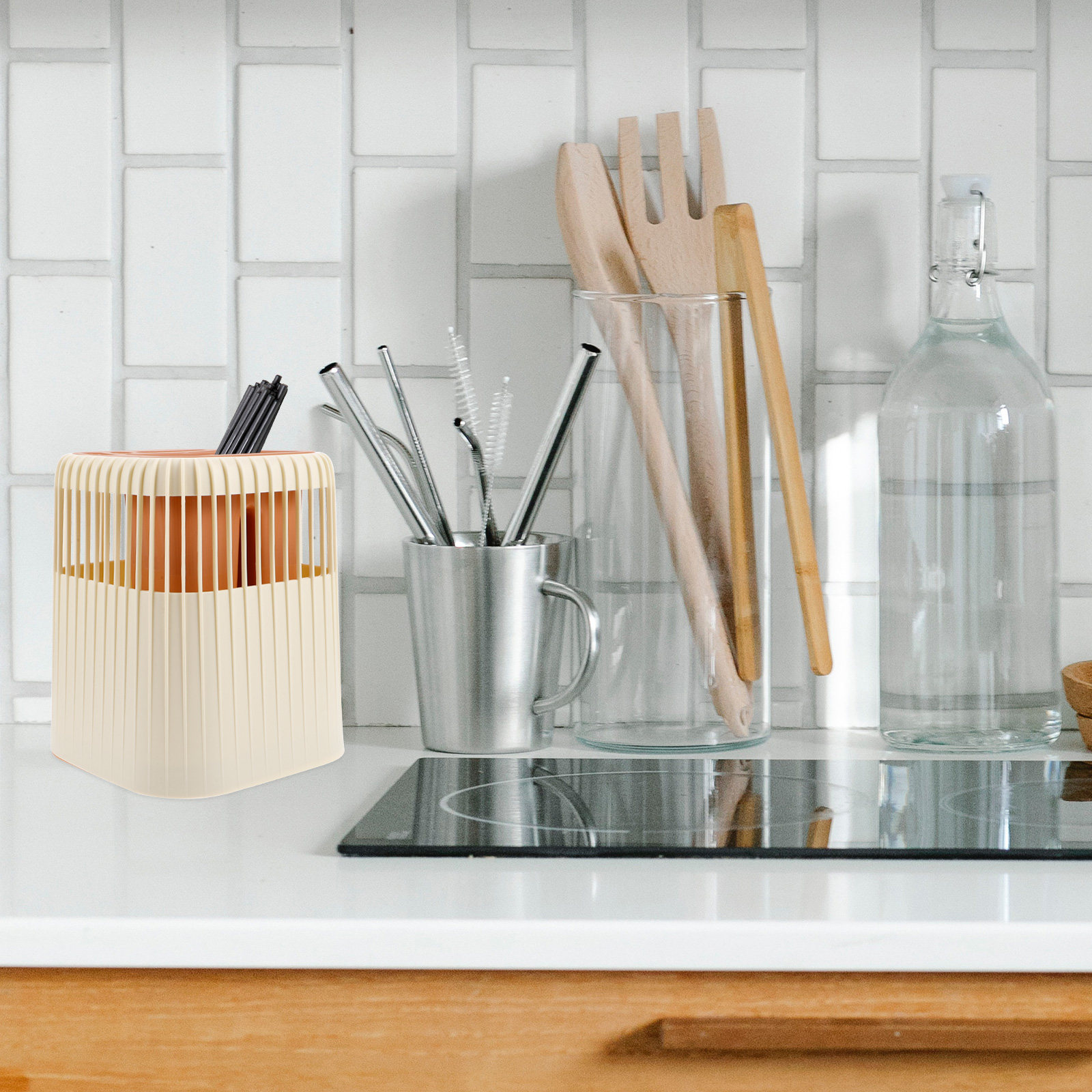Utensil Drying Rack Kitchen Co - Kitchen Utensil Holder ulasan dan harga