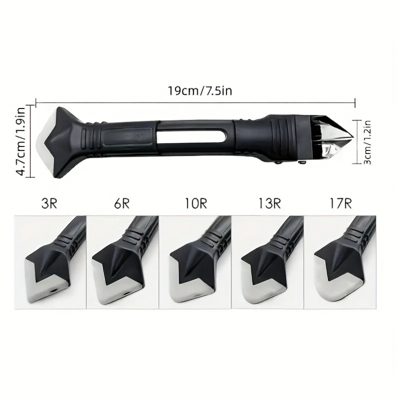 5-in-1 Metal Head Shovel Glue  - Silicone Spatula Set ulasan dan harga