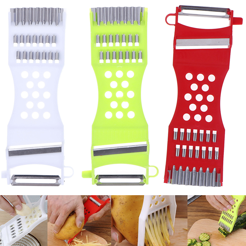 1Pc Multifunction Kitchen Gadg - Kitchen Tools Gadgets Vegetable Fruit Peeler Parer Julienne Cutter Multifunction ulasan dan harga