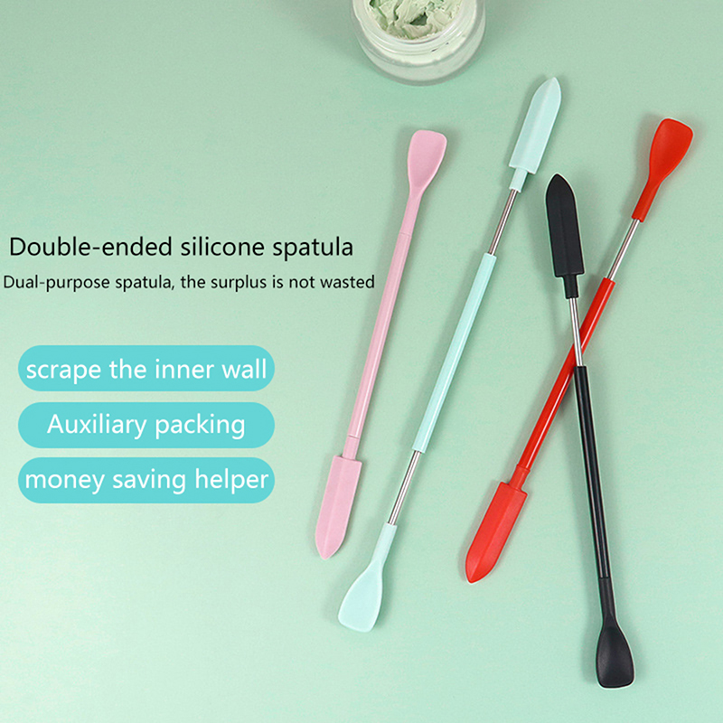 1Pcs Silicone Double Head Scra - Silicone Spatula Set ulasan dan harga