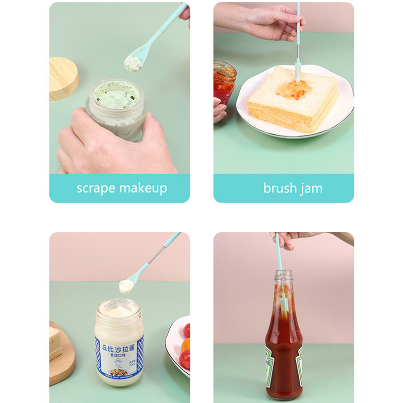 1Pcs Silicone Double Head Scra - Silicone Spatula Set ulasan dan harga