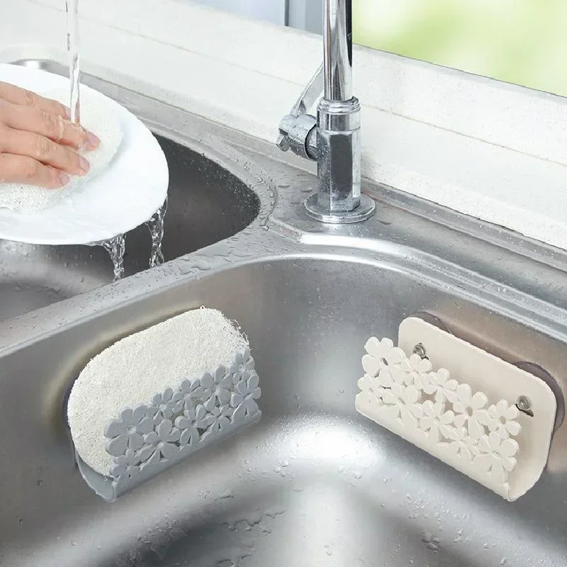 Dish Cloths Rack Suction Spong - Kitchen Gadgets Rack Storage ulasan dan harga
