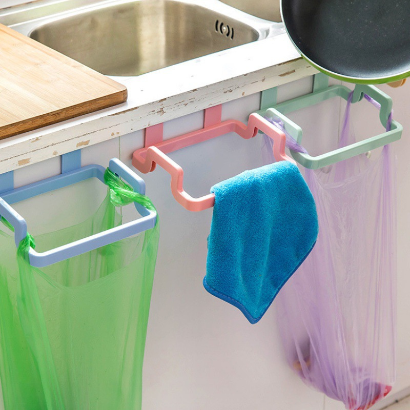 1pcs Hanging Trash Bag Racks G - Kitchen Gadgets Rack Storage ulasan dan harga