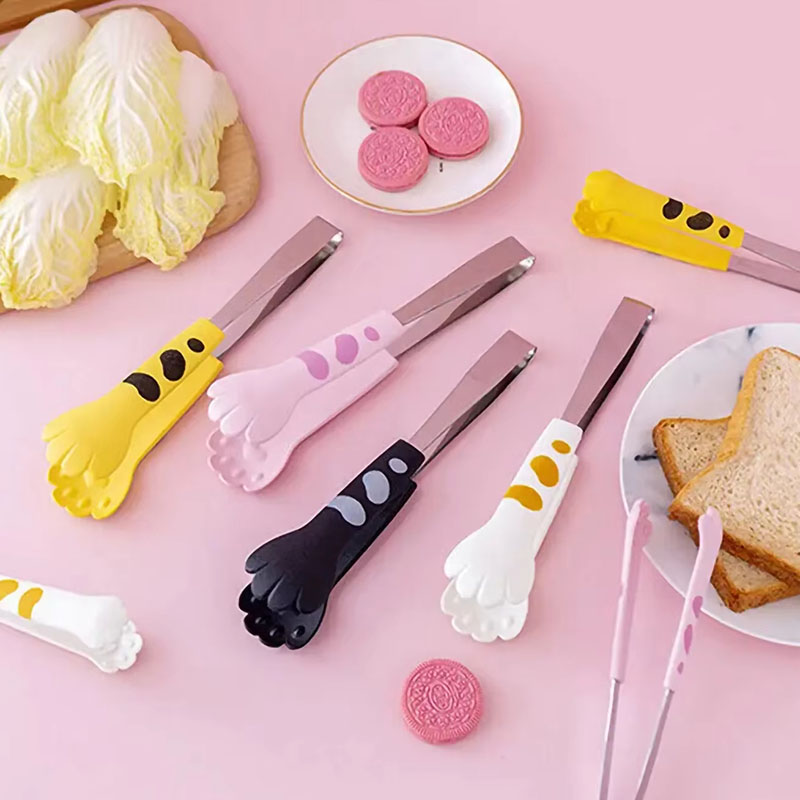 Cat Paw Shape Food Tongs Cute  - Kitchen Gadgets And Utensils ulasan dan harga