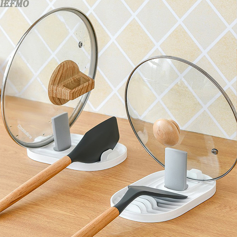 Foldable Pot Lid Holder Kitche - Kitchen Gadgets Rack Storage ulasan dan harga