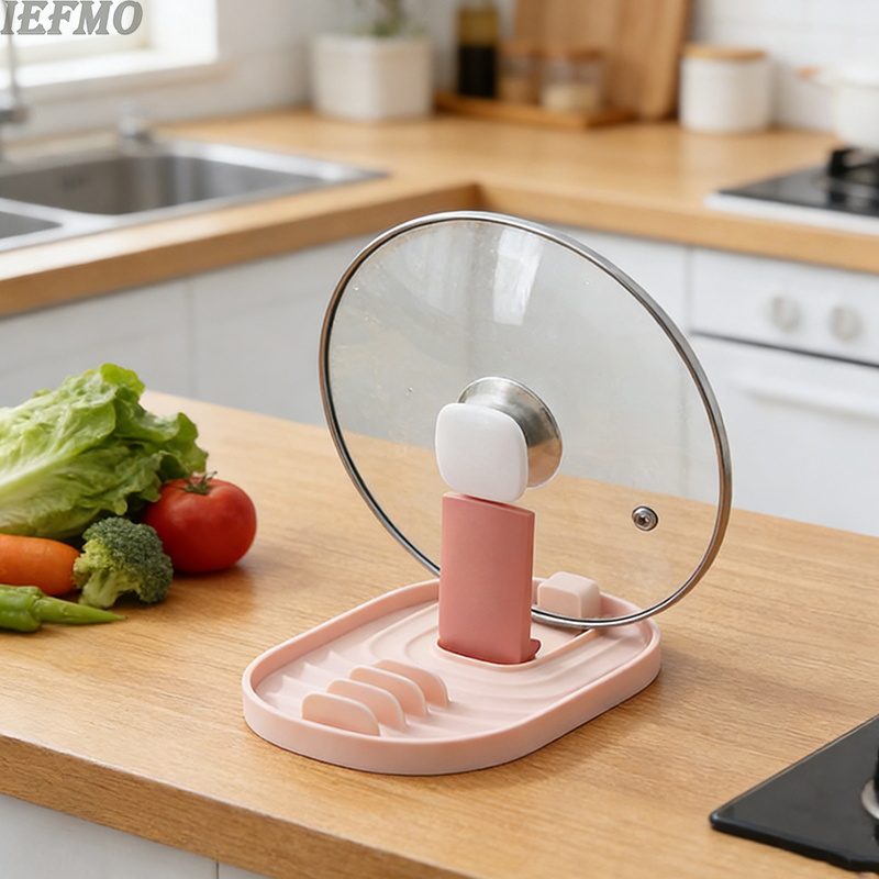 Foldable Pot Lid Holder Kitche - Kitchen Gadgets Rack Storage ulasan dan harga