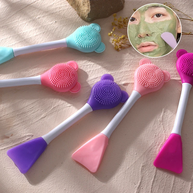1-8pcs Face Brush Set Silicone - Silicone Spatula Set ulasan dan harga