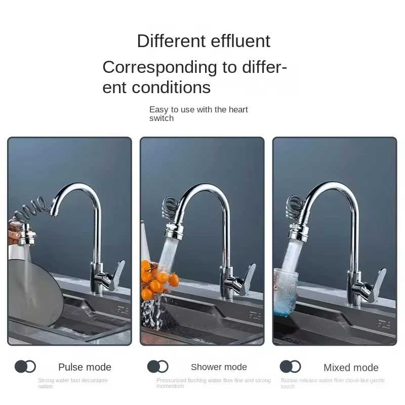 New 3 Modes Sink Faucet 360 De - Kitchen Gadgets Pakistan ulasan dan harga