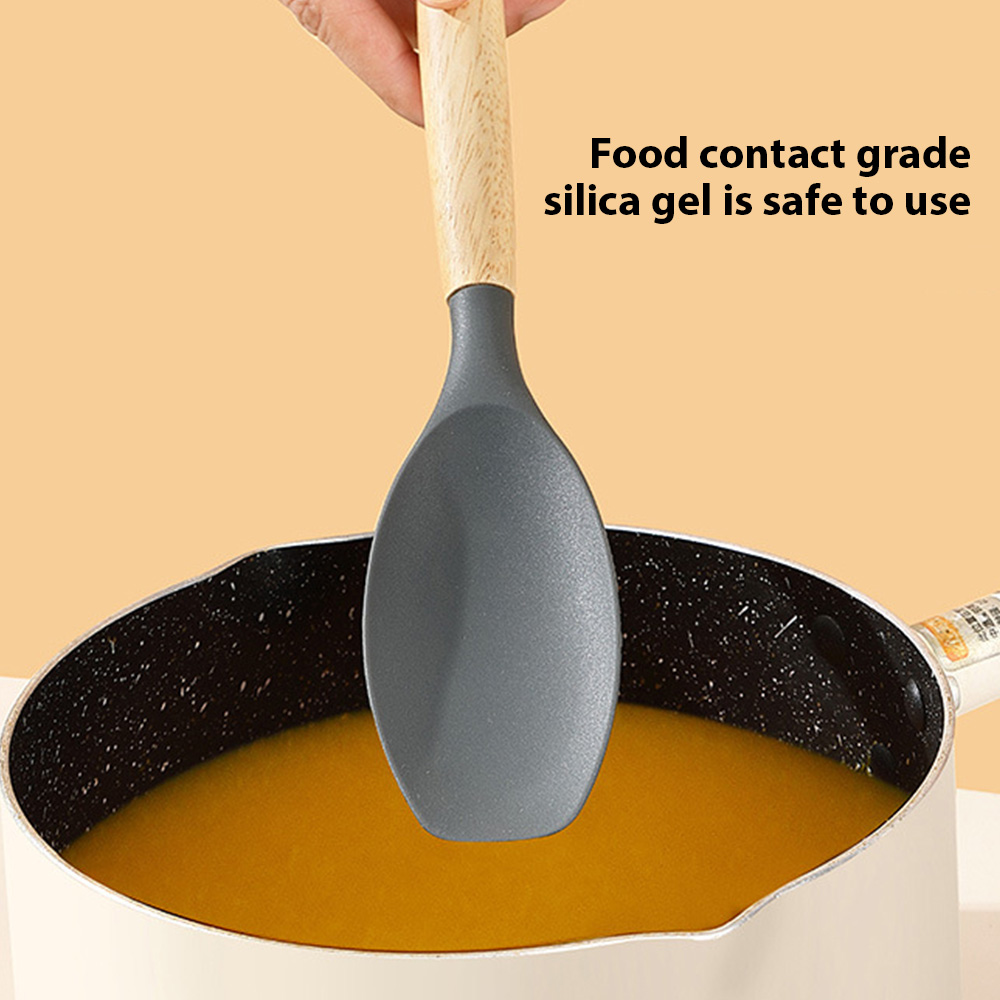 12PCS Silicone Kitchen Utensil - Silicone Spatula Set ulasan dan harga