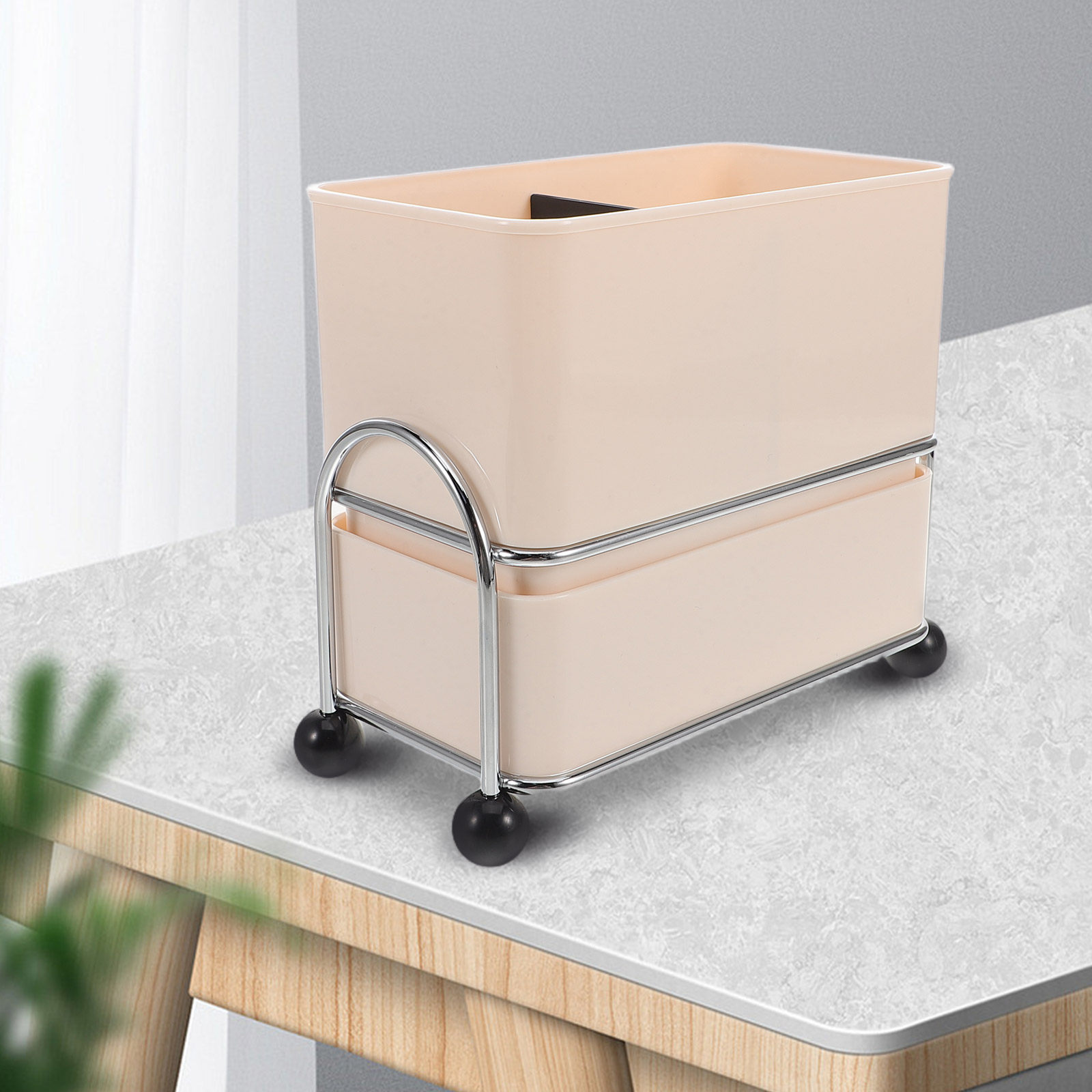 Stylish Metal Chopstick Organi - Kitchen Utensil Holder ulasan dan harga