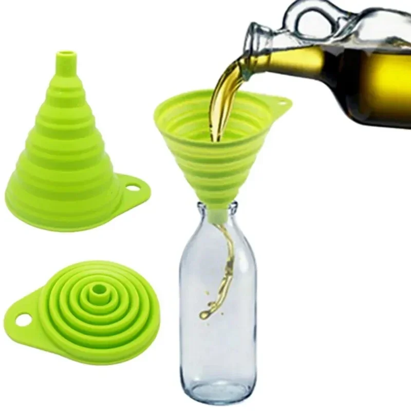1/4PCS Silicone Collapsible Fu - Kitchen Gadgets Design ulasan dan harga