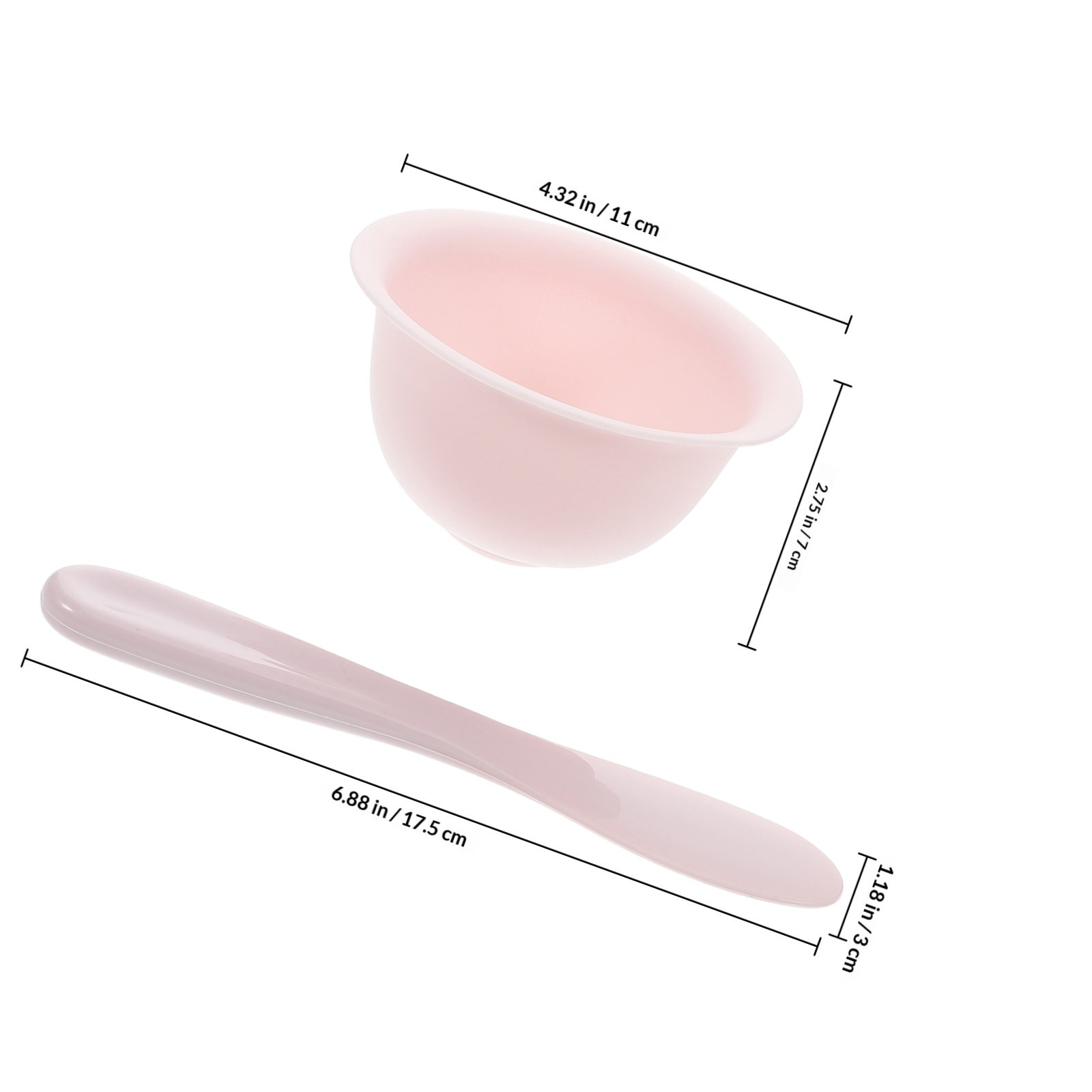 1Set Silicone Face Mask Bowl a - Silicone Spatula Set ulasan dan harga