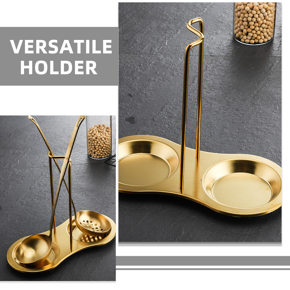 Stainless Steel Spoon Rack Mul - Kitchen Utensil Holder ulasan dan harga