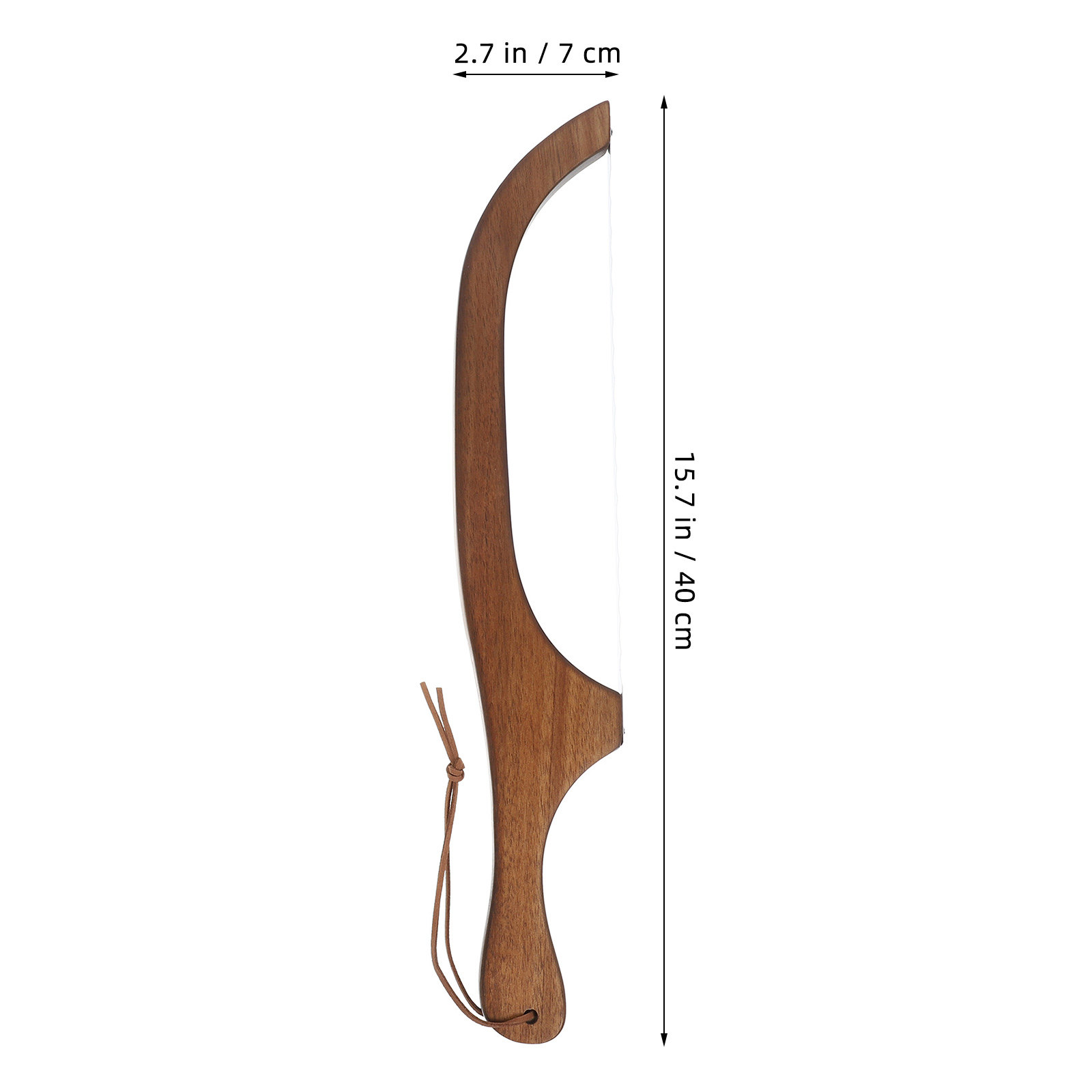 1Set Wood Bread Cutter Ergonom - Kitchen Gadgets Cutting Tools ulasan dan harga