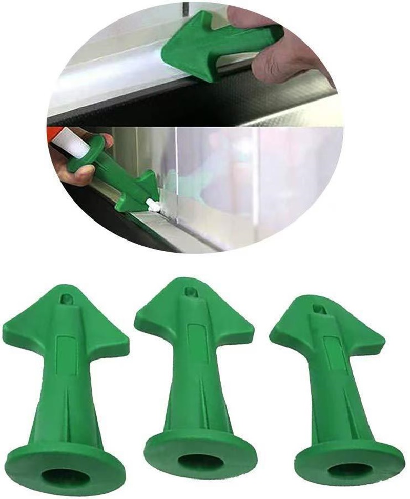 3Pcs Caulk Nozzle Applicator S - Silicone Spatula Set ulasan dan harga