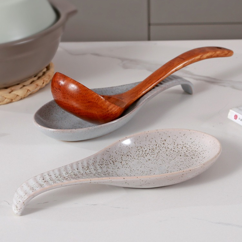 Ceramic Spoon Rest for Stove T - Kitchen Utensil Holder ulasan dan harga