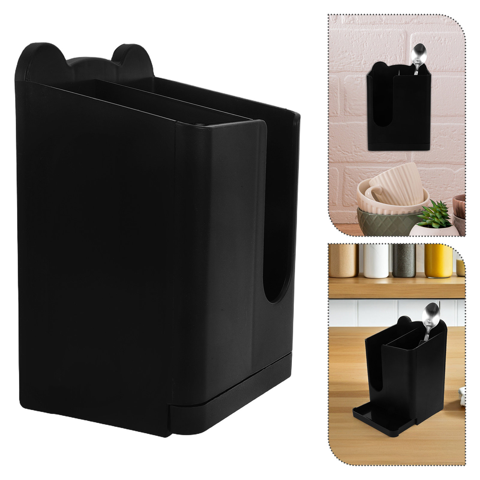 2Pcs Chopsticks and Spoon Hold - Kitchen Utensil Holder ulasan dan harga