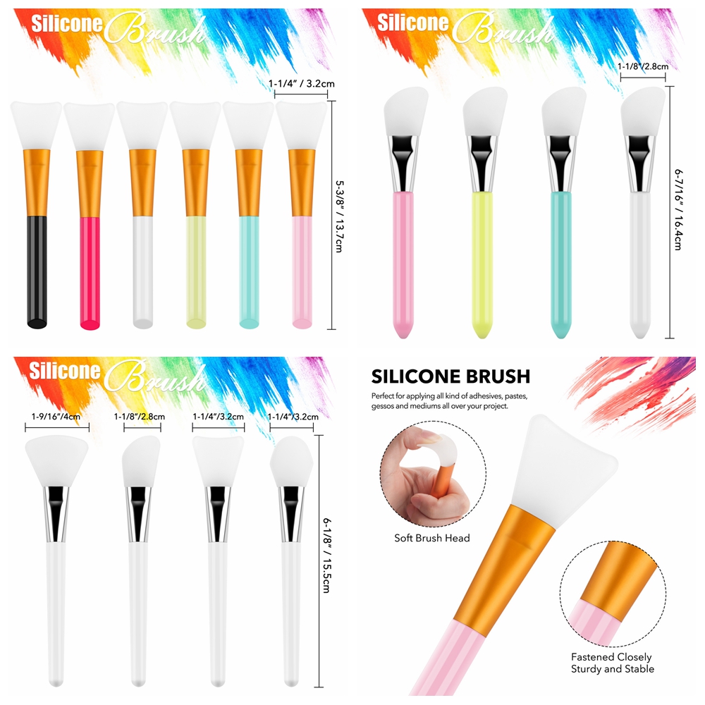 Silicone Craft Brush, Spatula  - Silicone Spatula Set ulasan dan harga